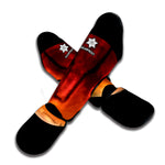 Total Lunar Eclipse Print Muay Thai Shin Guard