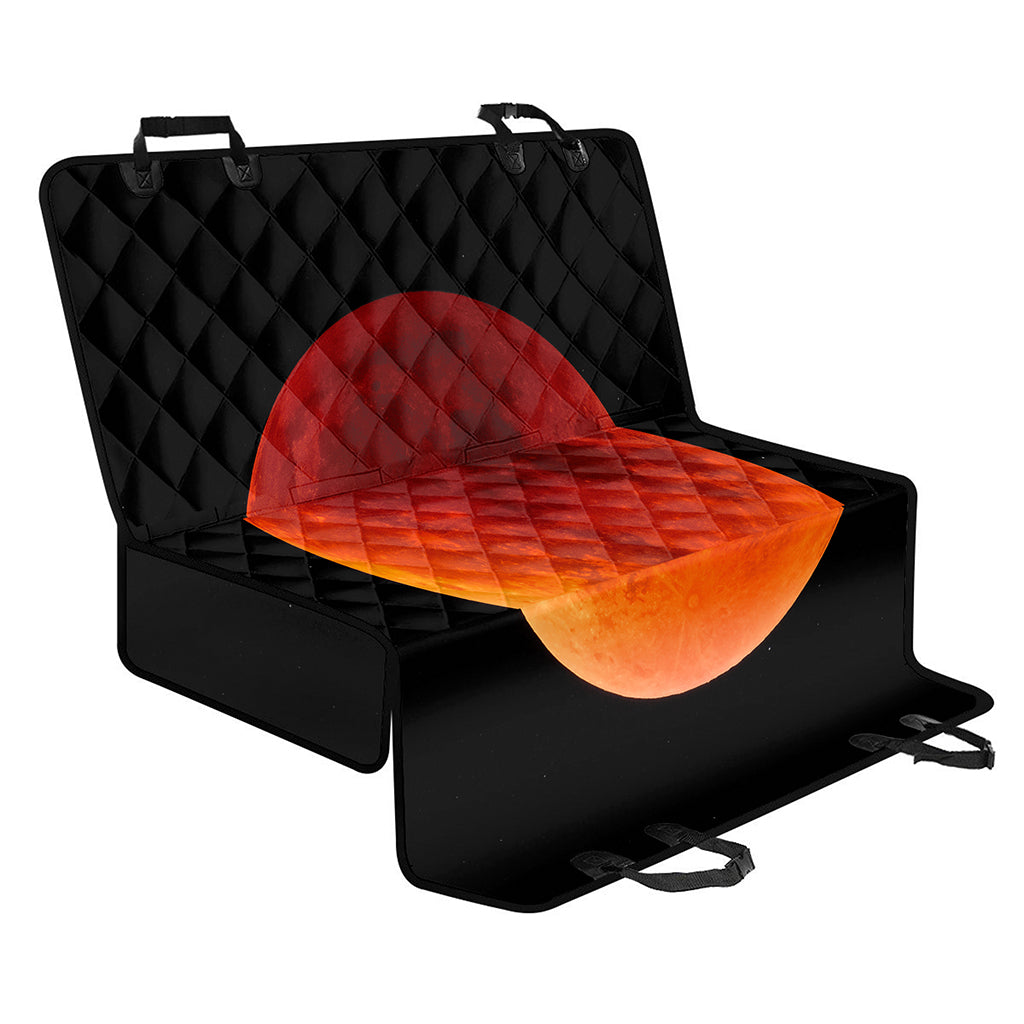 Total Lunar Eclipse Print Pet Car Back Seat Cover