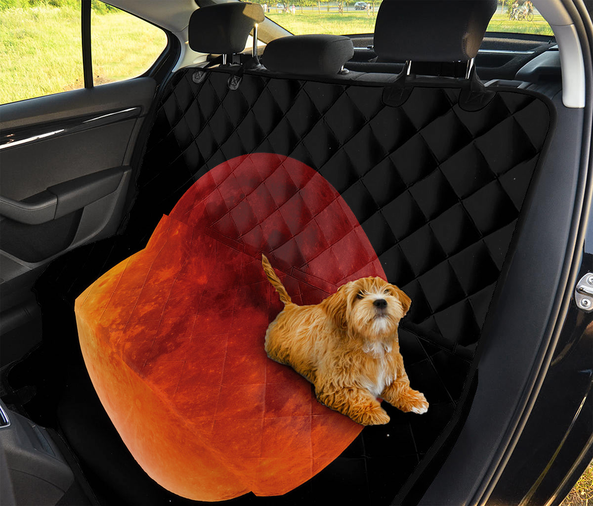 Total Lunar Eclipse Print Pet Car Back Seat Cover