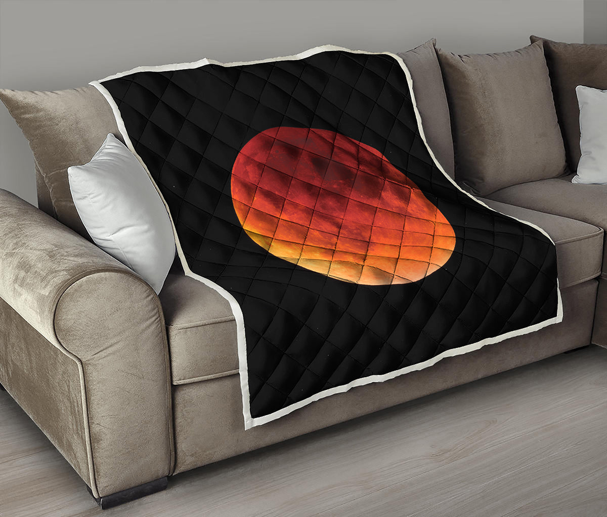 Total Lunar Eclipse Print Quilt