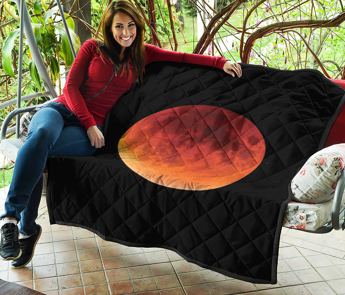 Total Lunar Eclipse Print Quilt