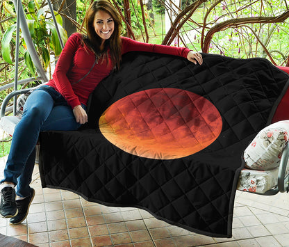 Total Lunar Eclipse Print Quilt