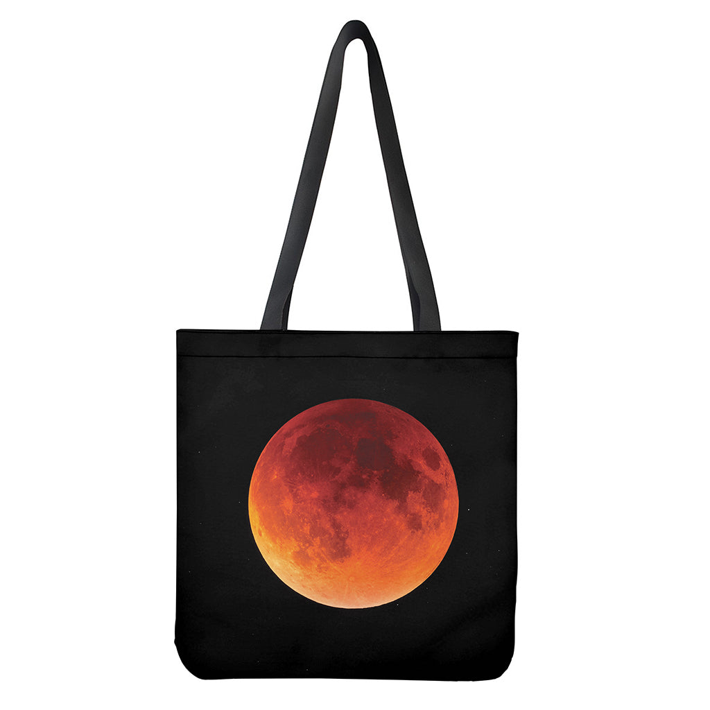 Total Lunar Eclipse Print Tote Bag