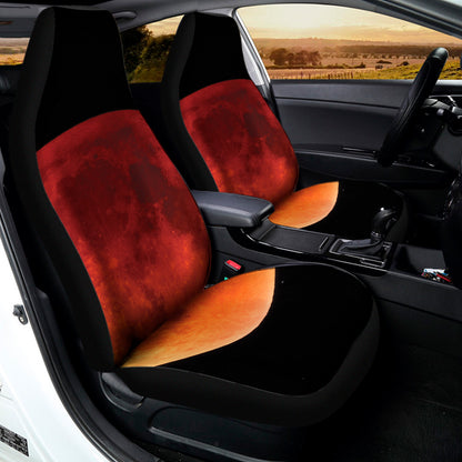 Total Lunar Eclipse Print Universal Fit Car Seat Covers