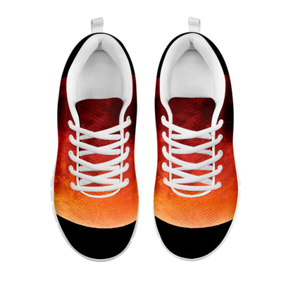 Total Lunar Eclipse Print White Sneakers
