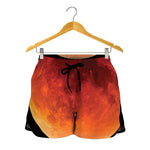 Total Lunar Eclipse Print Women's Shorts