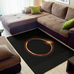 Total Solar Eclipse Print Area Rug