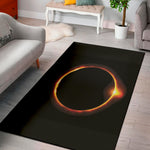 Total Solar Eclipse Print Area Rug