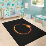 Total Solar Eclipse Print Area Rug