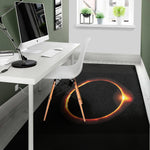 Total Solar Eclipse Print Area Rug