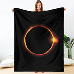 Total Solar Eclipse Print Blanket