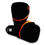 Total Solar Eclipse Print Boxing Gloves