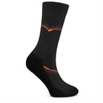 Total Solar Eclipse Print Crew Socks