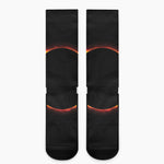 Total Solar Eclipse Print Crew Socks