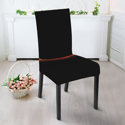 Total Solar Eclipse Print Dining Chair Slipcover