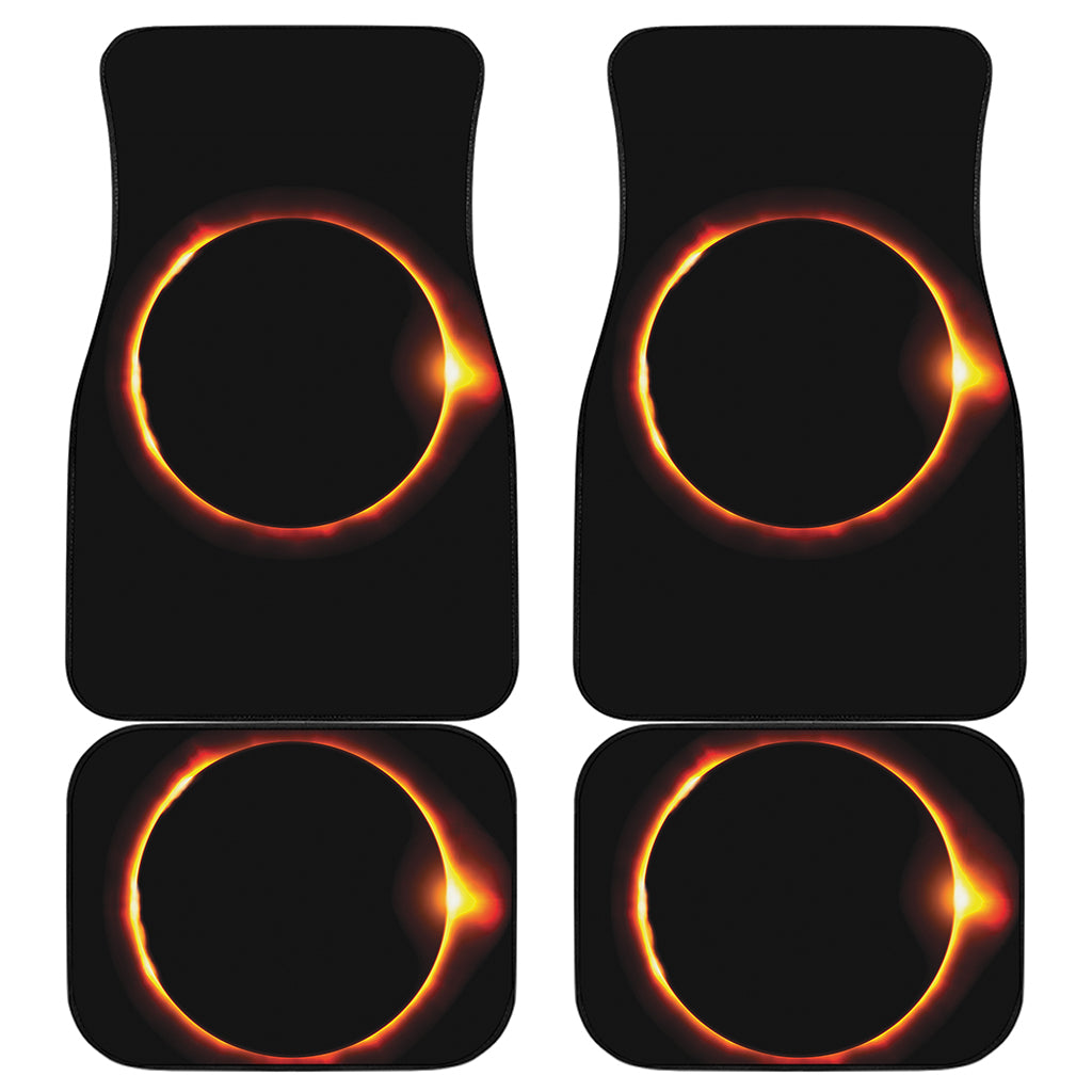 Total Solar Eclipse Print Front and Back Car Floor Mats