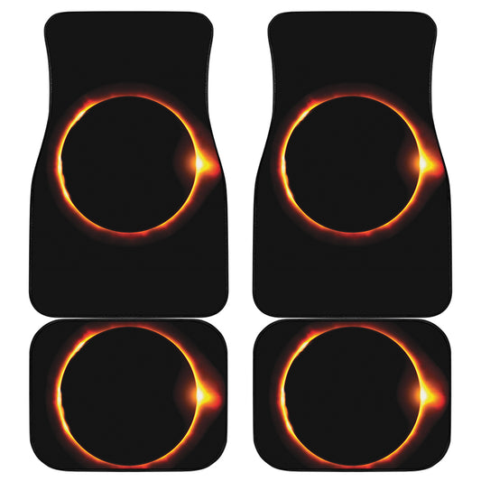 Total Solar Eclipse Print Front and Back Car Floor Mats