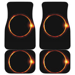 Total Solar Eclipse Print Front and Back Car Floor Mats