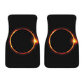 Total Solar Eclipse Print Front Car Floor Mats