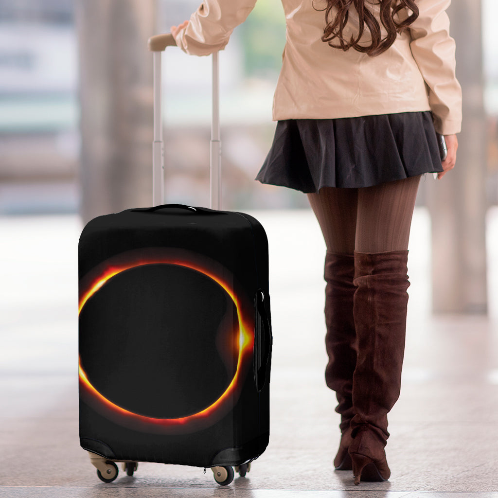 Total Solar Eclipse Print Luggage Cover