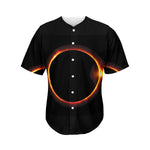 Total Solar Eclipse Print Men's Baseball Jersey