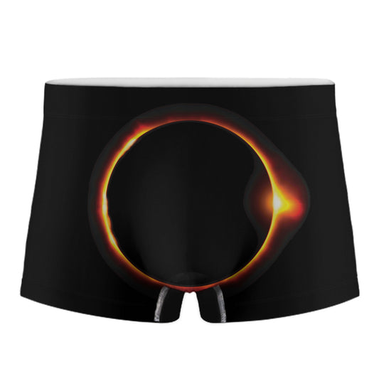 Total Solar Eclipse Print Men's Boxer Briefs