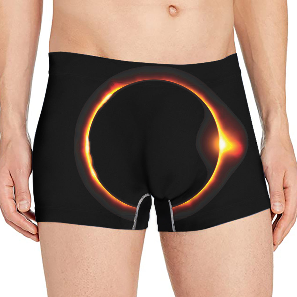Total Solar Eclipse Print Men's Boxer Briefs