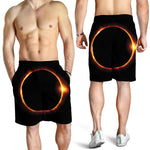 Total Solar Eclipse Print Men's Shorts