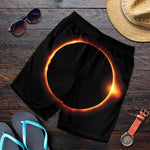 Total Solar Eclipse Print Men's Shorts