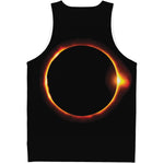 Total Solar Eclipse Print Men's Tank Top