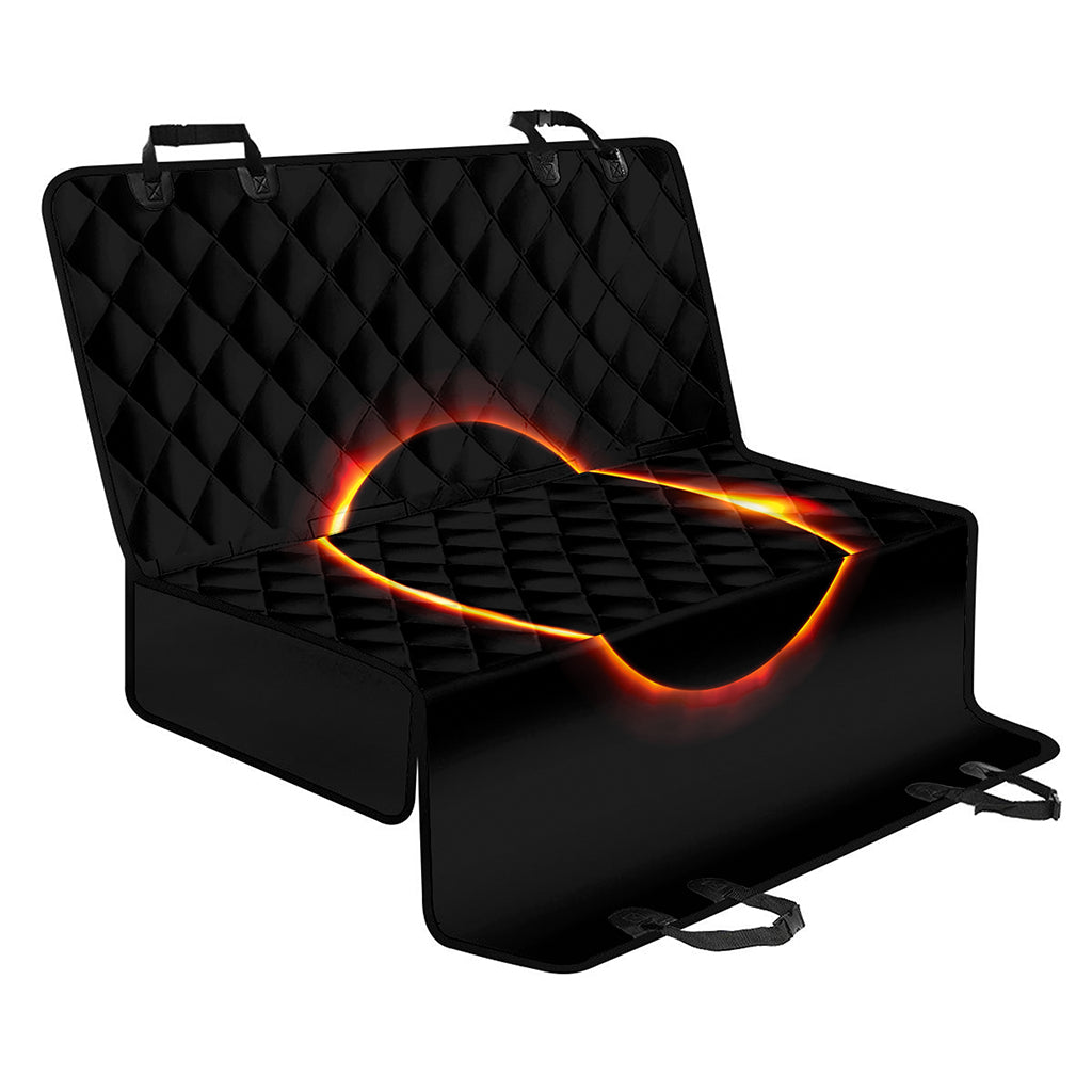 Total Solar Eclipse Print Pet Car Back Seat Cover