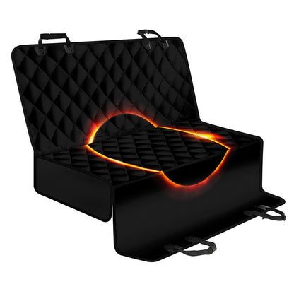 Total Solar Eclipse Print Pet Car Back Seat Cover