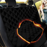 Total Solar Eclipse Print Pet Car Back Seat Cover