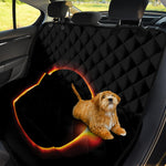 Total Solar Eclipse Print Pet Car Back Seat Cover