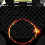 Total Solar Eclipse Print Pet Car Back Seat Cover