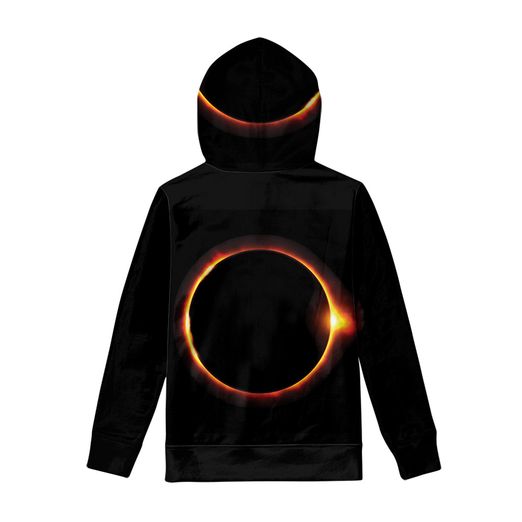 Total Solar Eclipse Print Pullover Hoodie