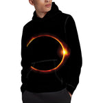 Total Solar Eclipse Print Pullover Hoodie