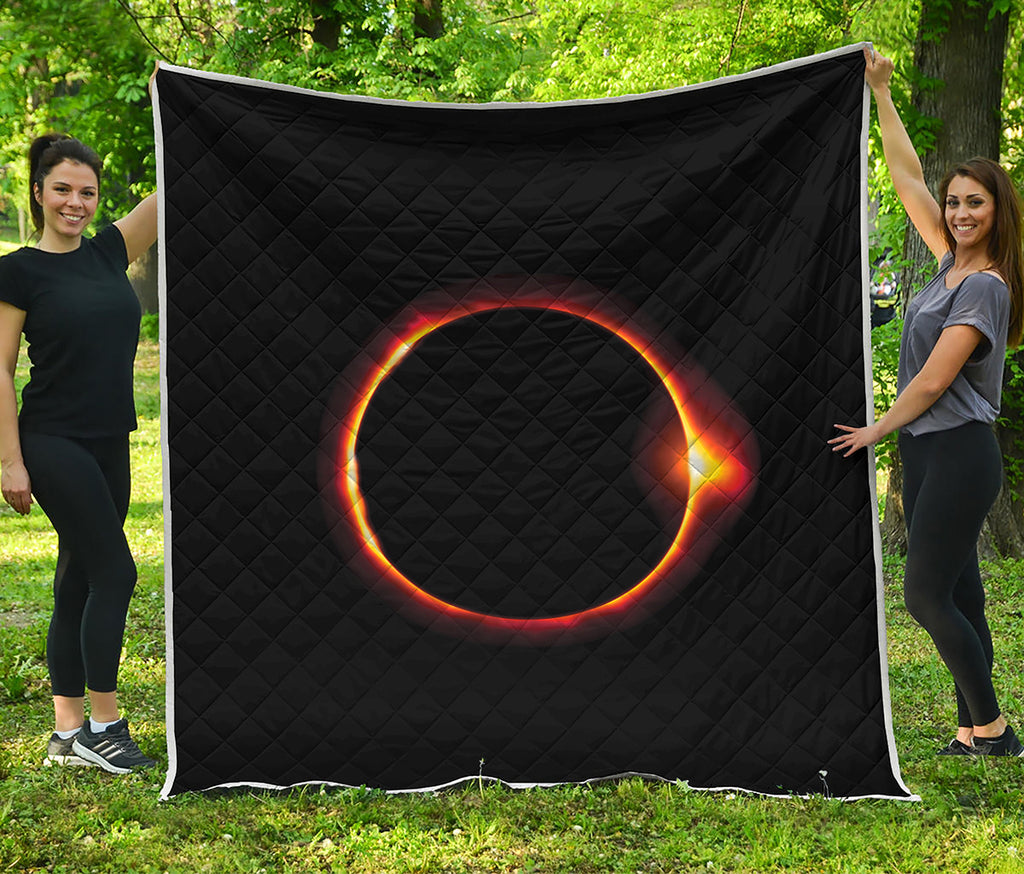 Total Solar Eclipse Print Quilt