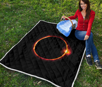 Total Solar Eclipse Print Quilt