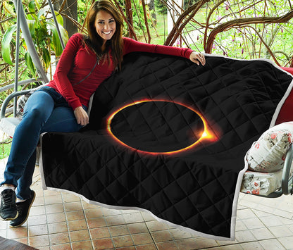 Total Solar Eclipse Print Quilt