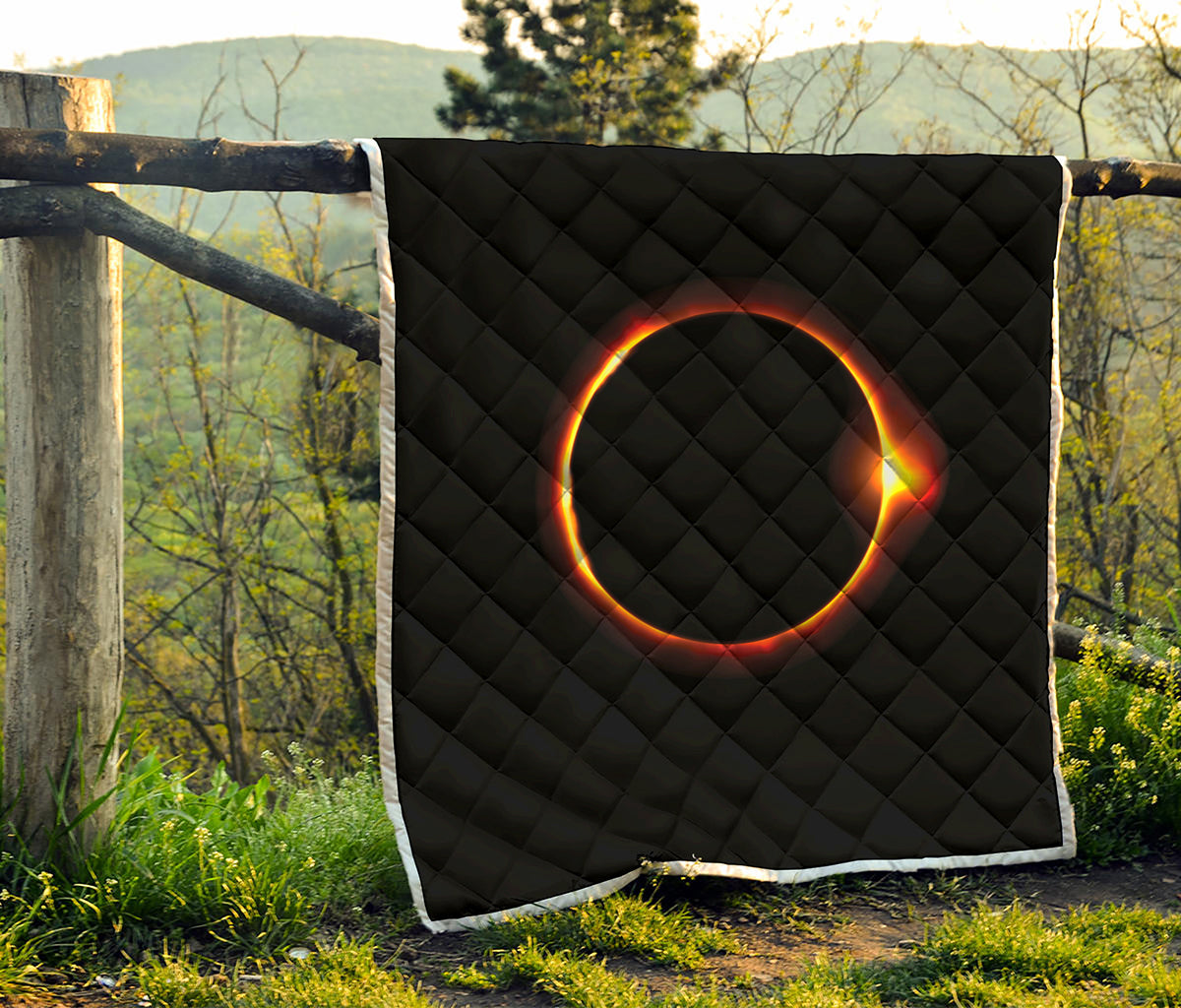 Total Solar Eclipse Print Quilt