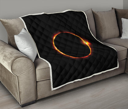 Total Solar Eclipse Print Quilt