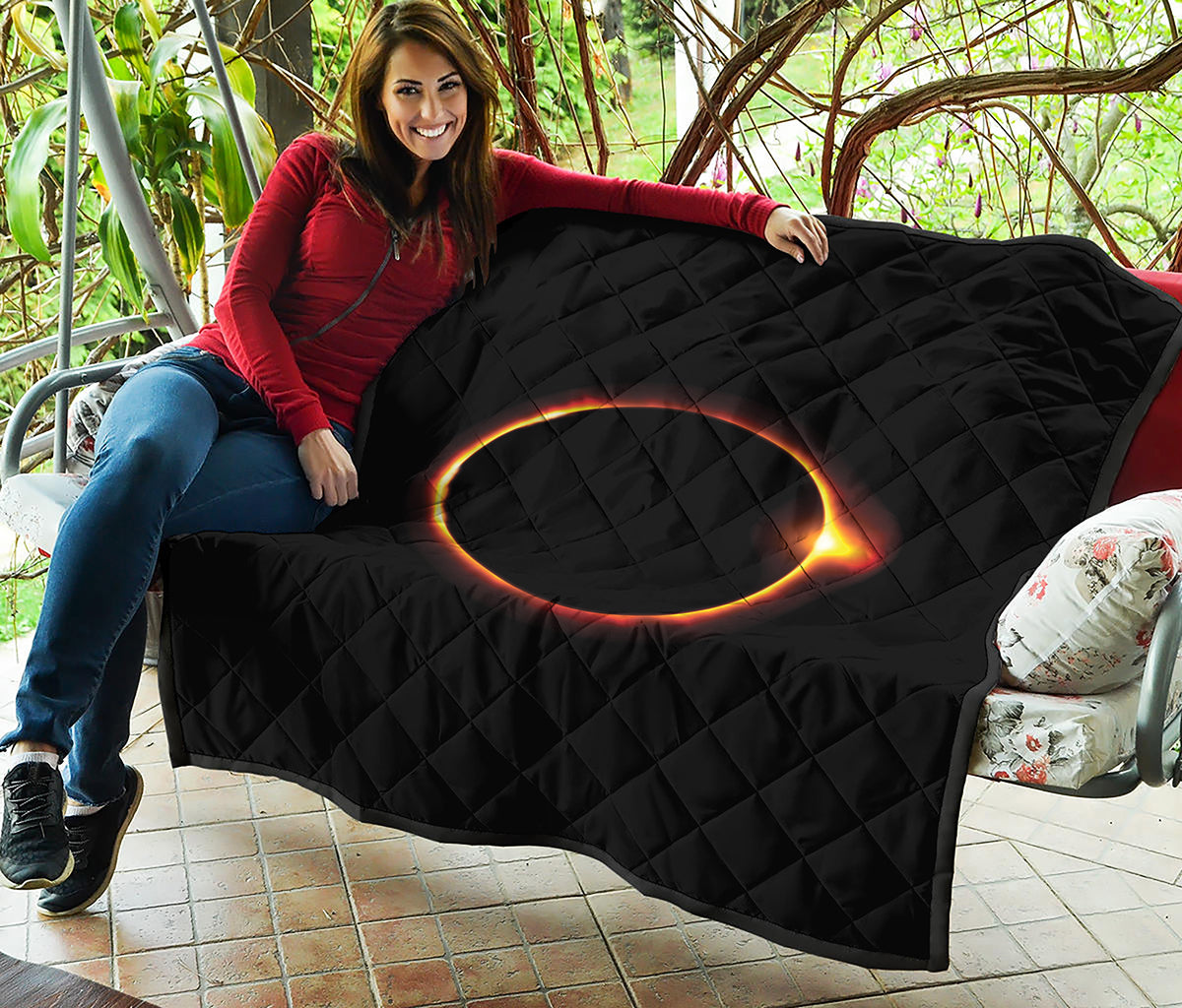 Total Solar Eclipse Print Quilt