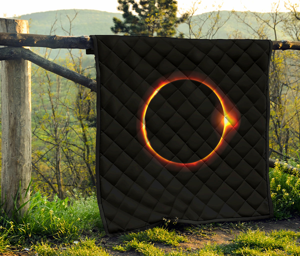 Total Solar Eclipse Print Quilt