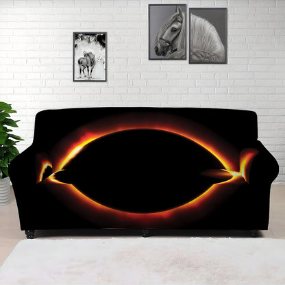 Total Solar Eclipse Print Sofa Cover