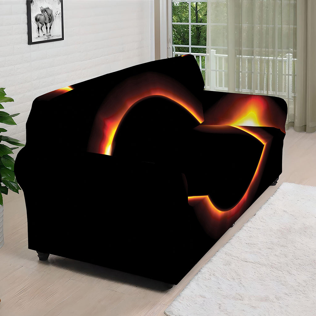 Total Solar Eclipse Print Sofa Cover