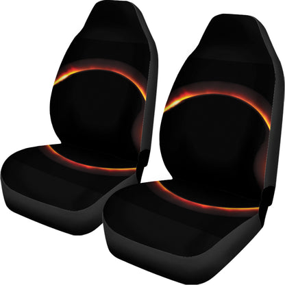 Total Solar Eclipse Print Universal Fit Car Seat Covers
