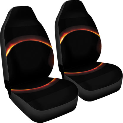 Total Solar Eclipse Print Universal Fit Car Seat Covers