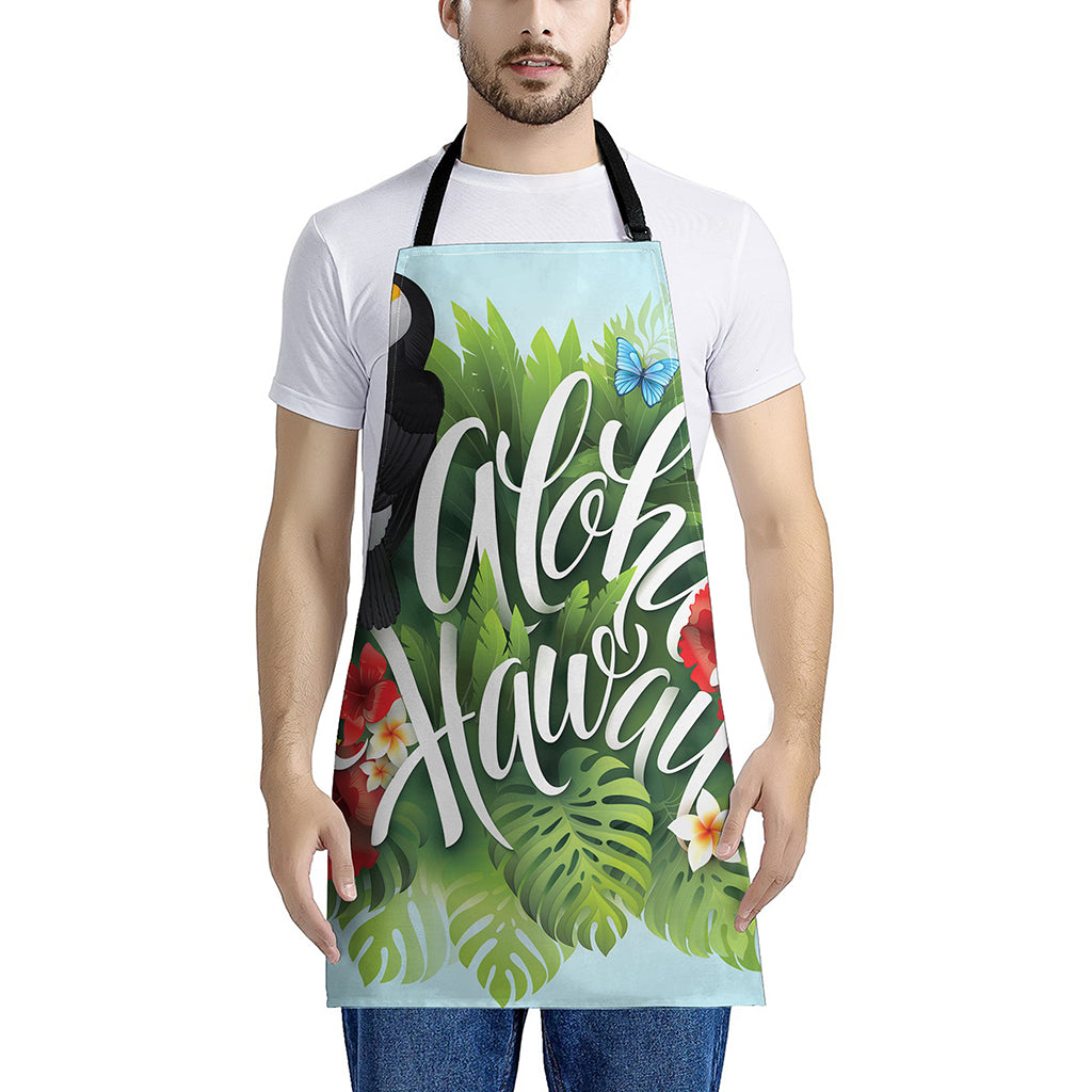 Toucan Aloha Hawaii Print Apron