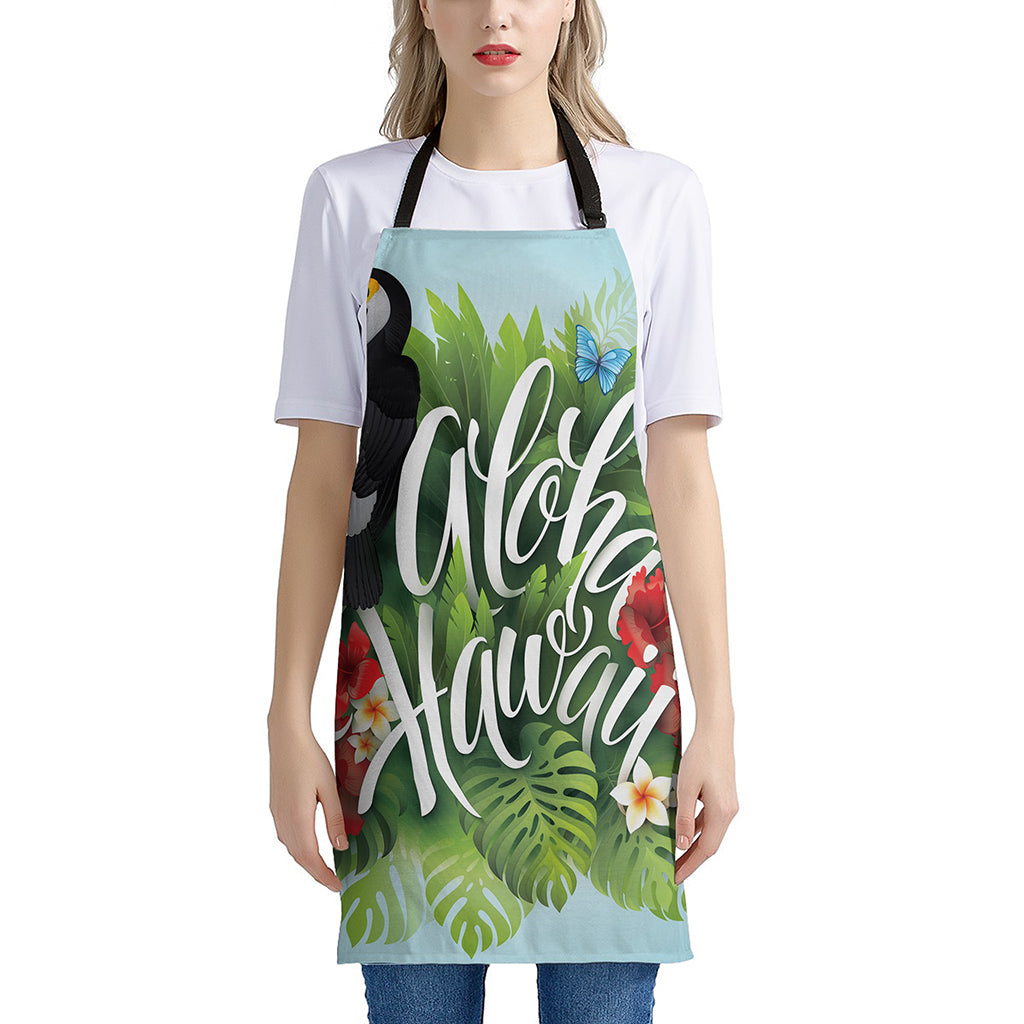 Toucan Aloha Hawaii Print Apron